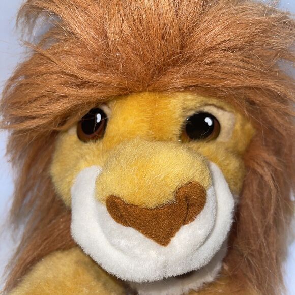 Vintage 1993 Lion King Simba Stuffed Toy Authentic Plush Roaring Toy Tested - Picture 2 of 10